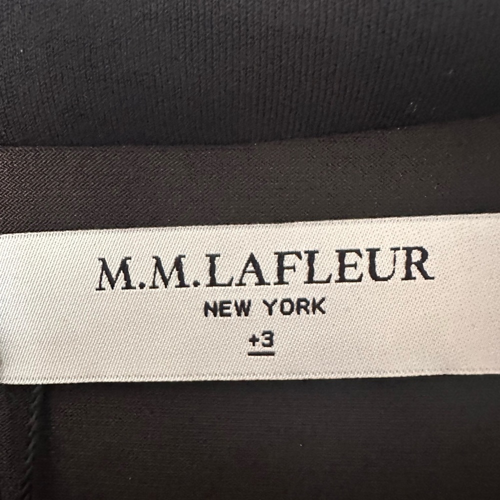 Rare M.M. plus size dress 2X (+3) beautiful black crepe jersey NWT